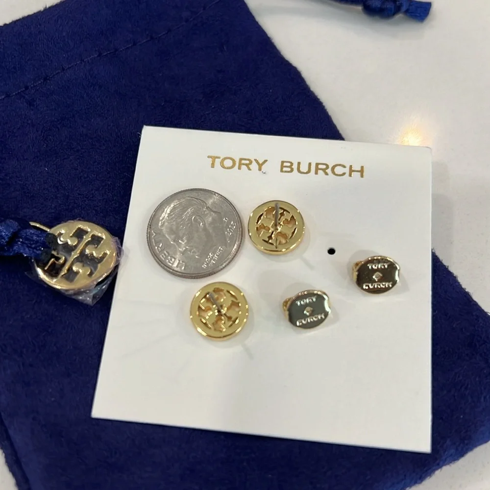 Tory Burch Gold Stud Earrings